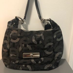 Coach Black and silver